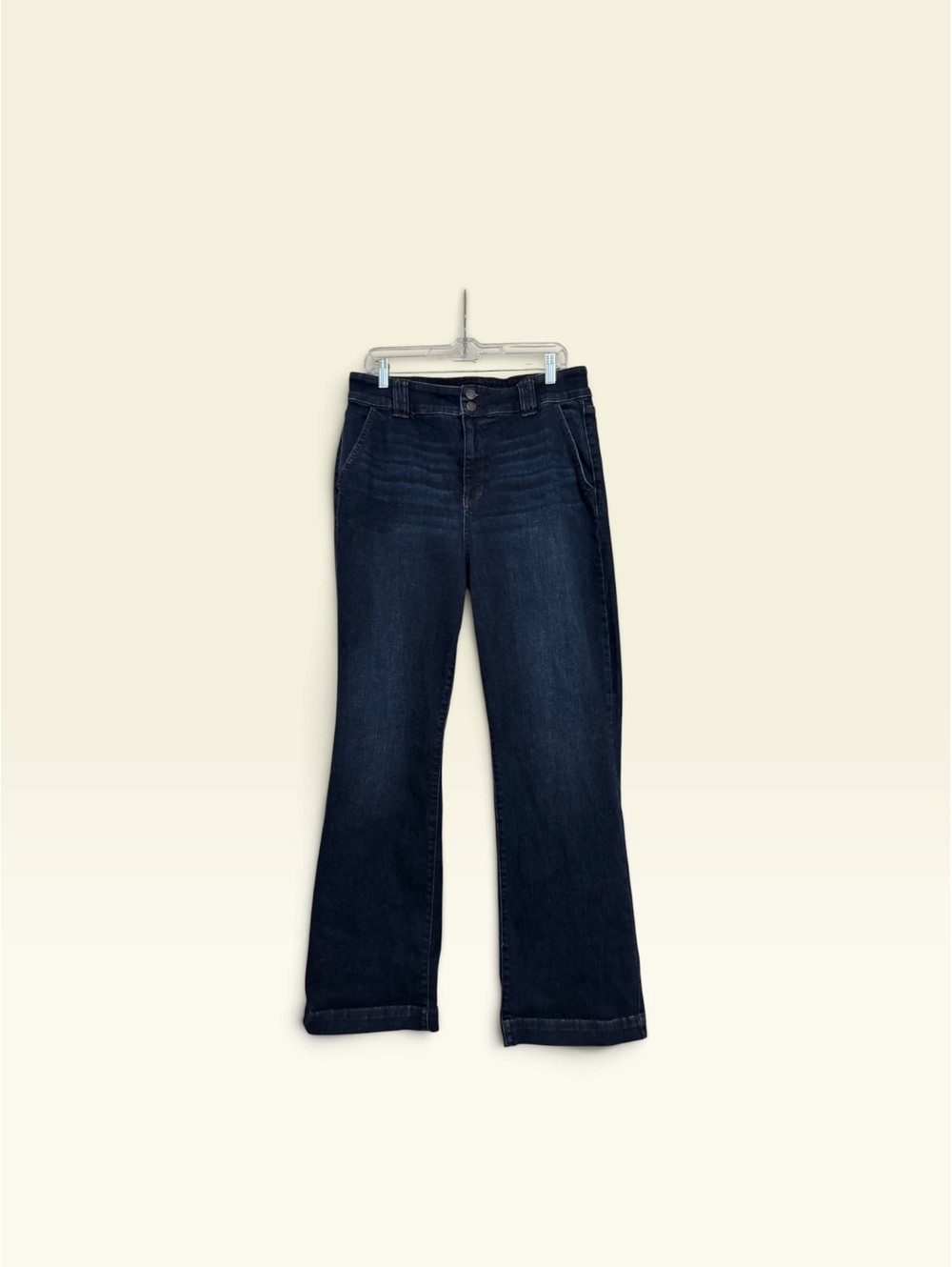 Judy Blue Wide Leg Dark Wash Jeans Size 15/32 Regular